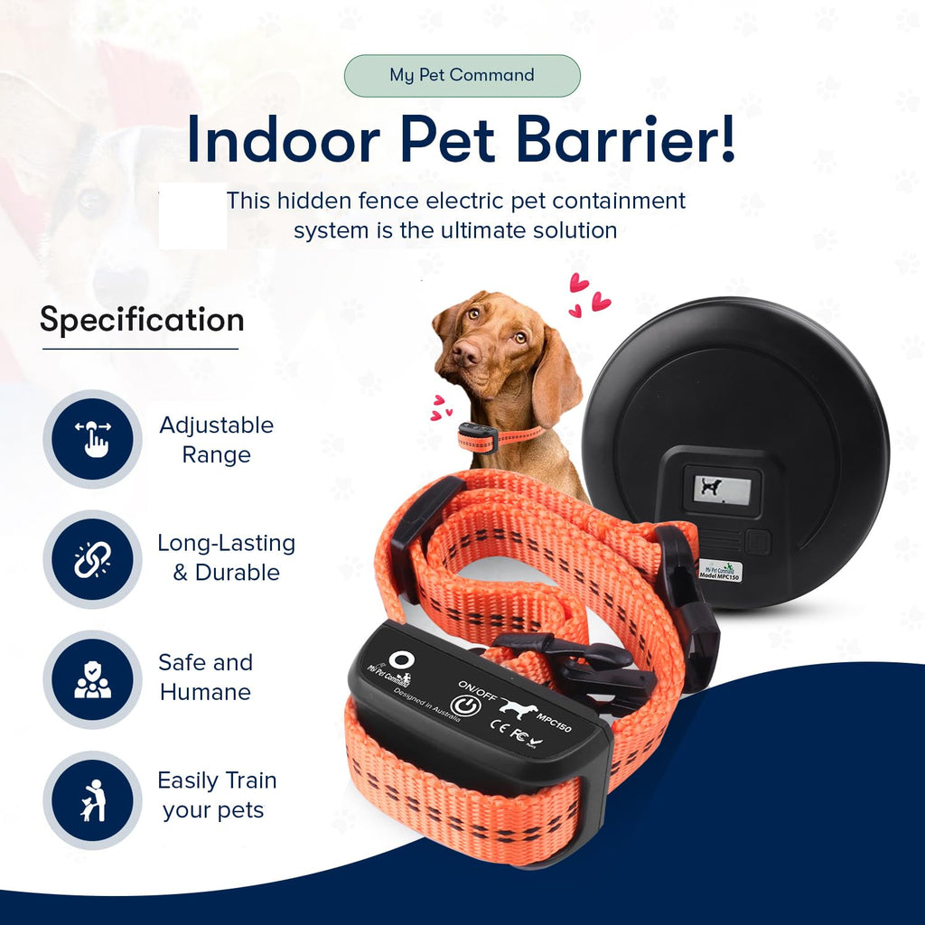 My Pet Command Portable Electric Indoor Pet Barrier Dog Fence