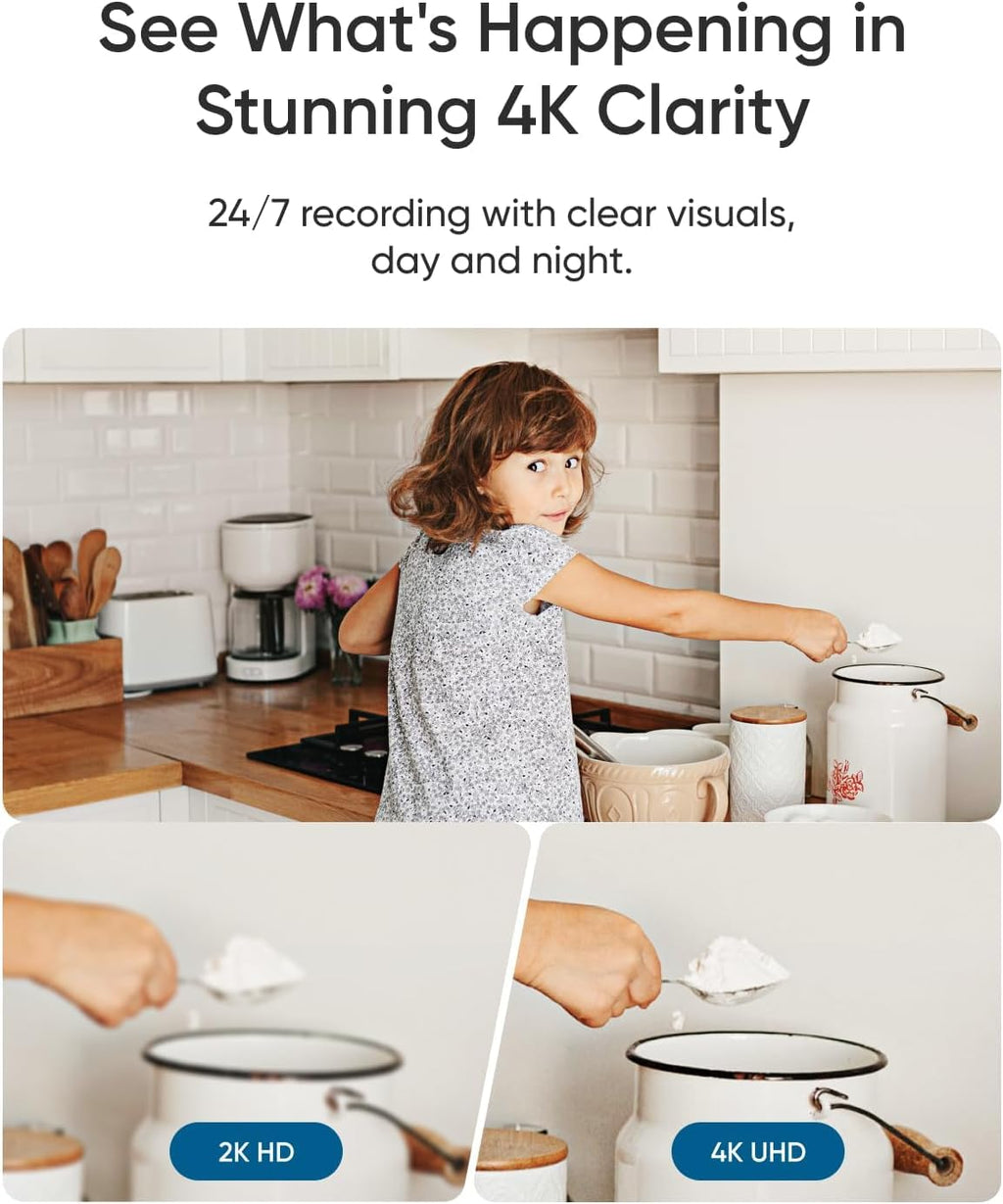 eufy Security 4K Indoor Camera E30*3 & Smart Display E10 (Bundle)