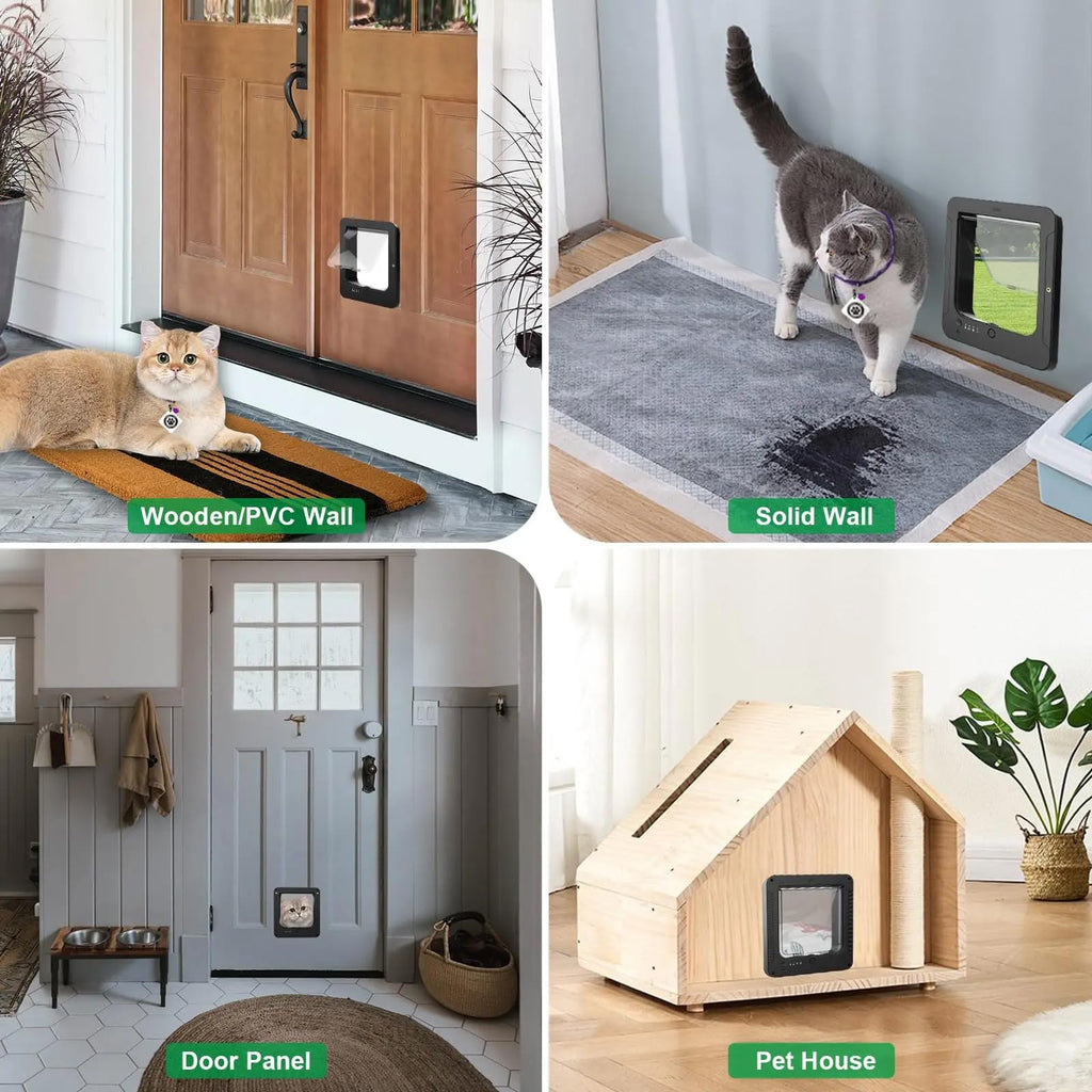 Smart RFID Automatic Pet Door with Remote Control