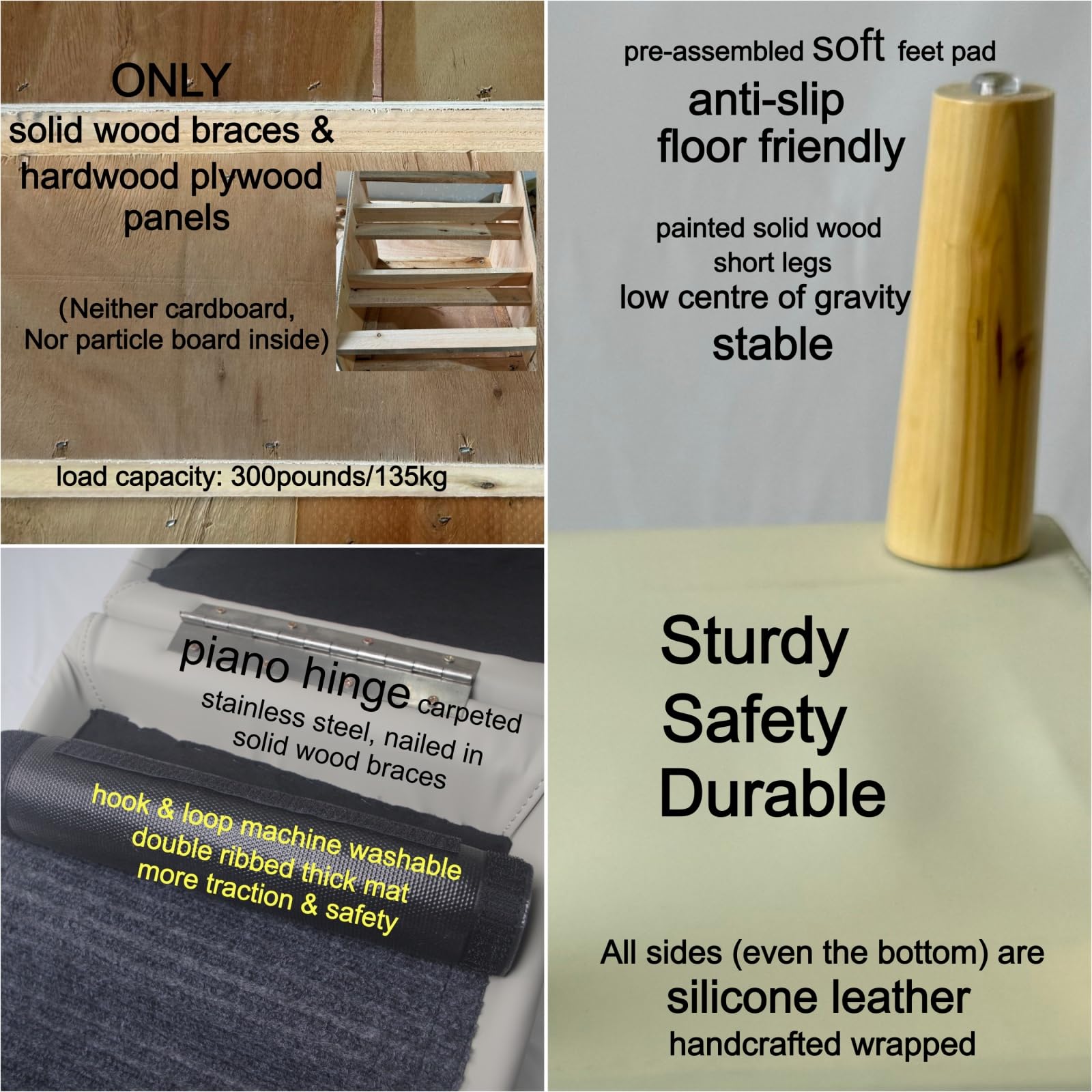 Foldable cat Dog Stair Step ramp