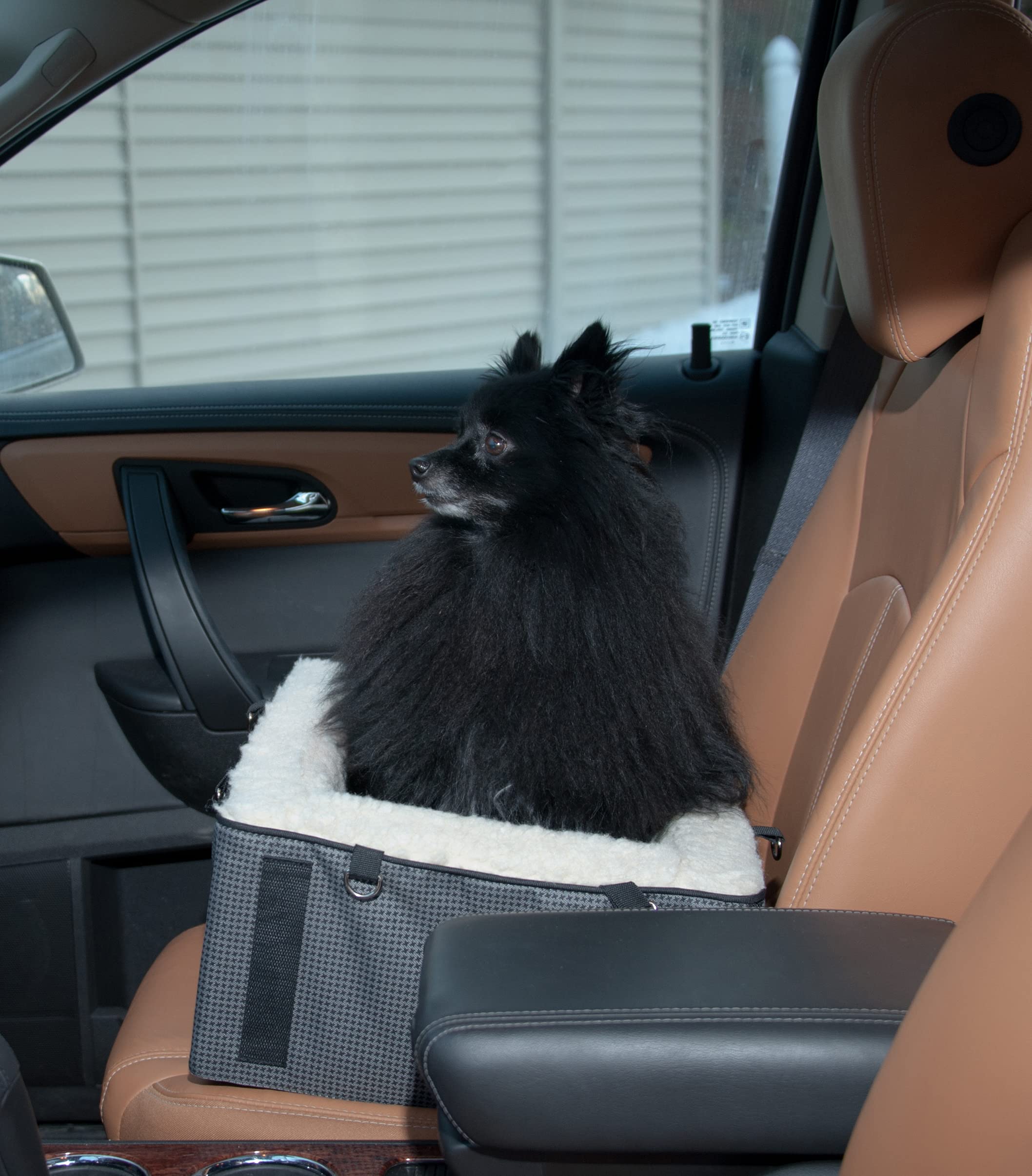 Pet Booster Car Seat with Comfort Pillow & Safety Tether