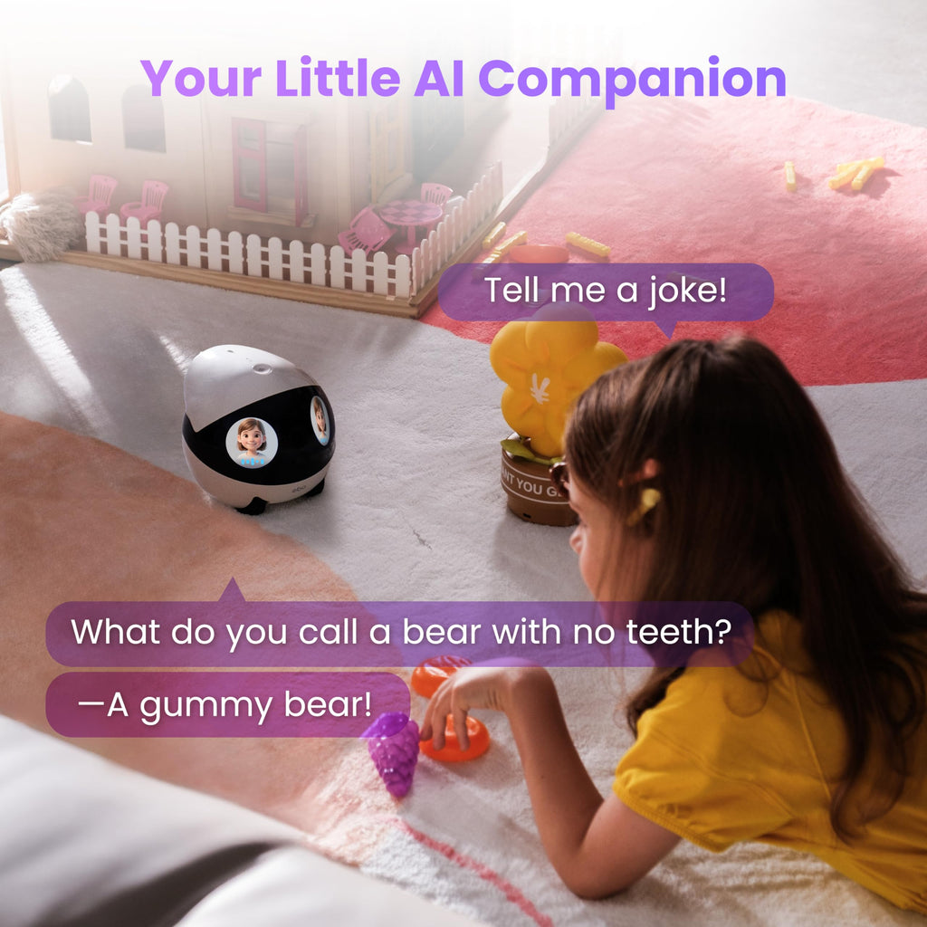 3K Smart Pet Robot Camera with Two-Way Video & AI Chat