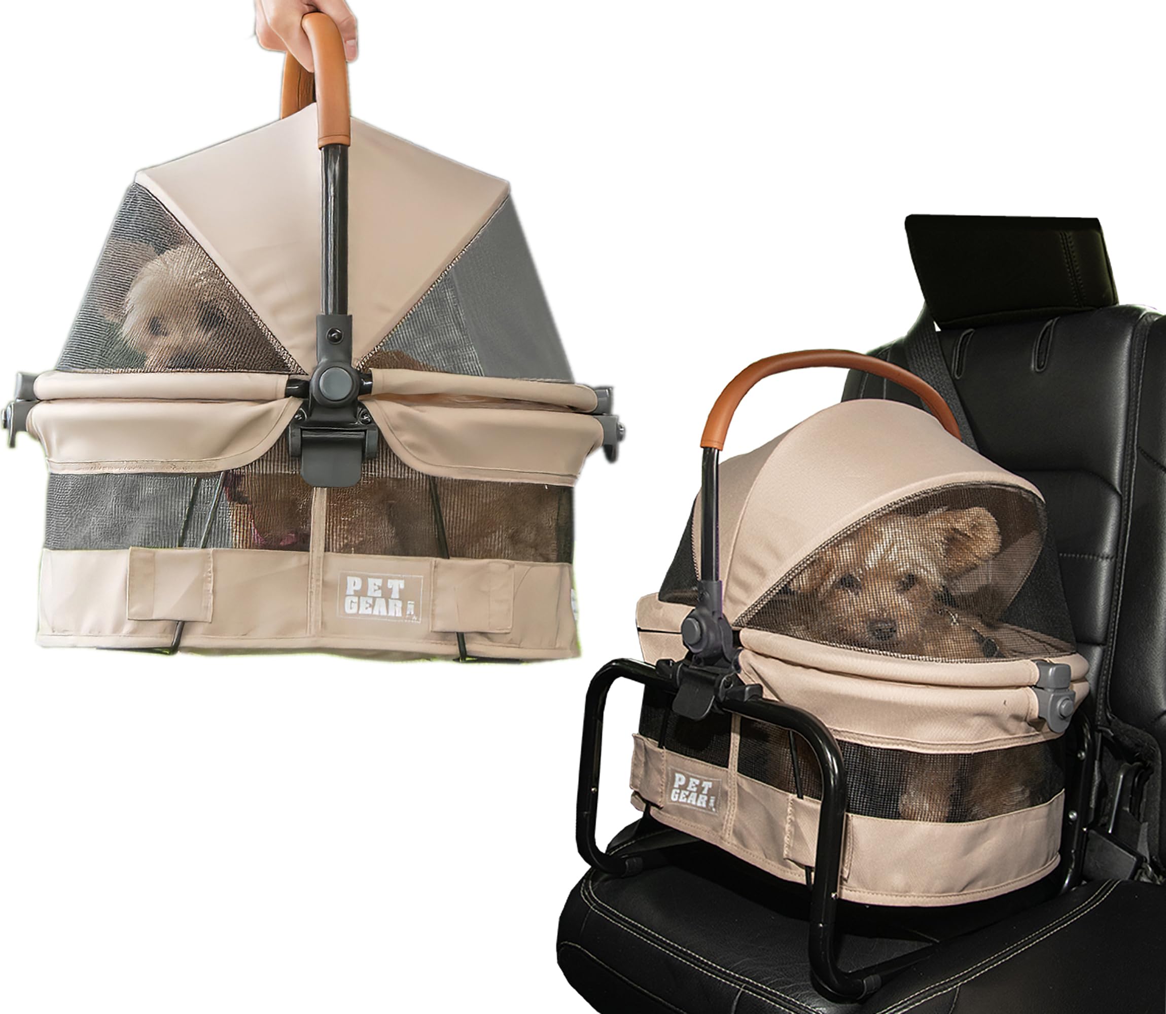 No-Zip 360° Pet Carrier & Car Seat