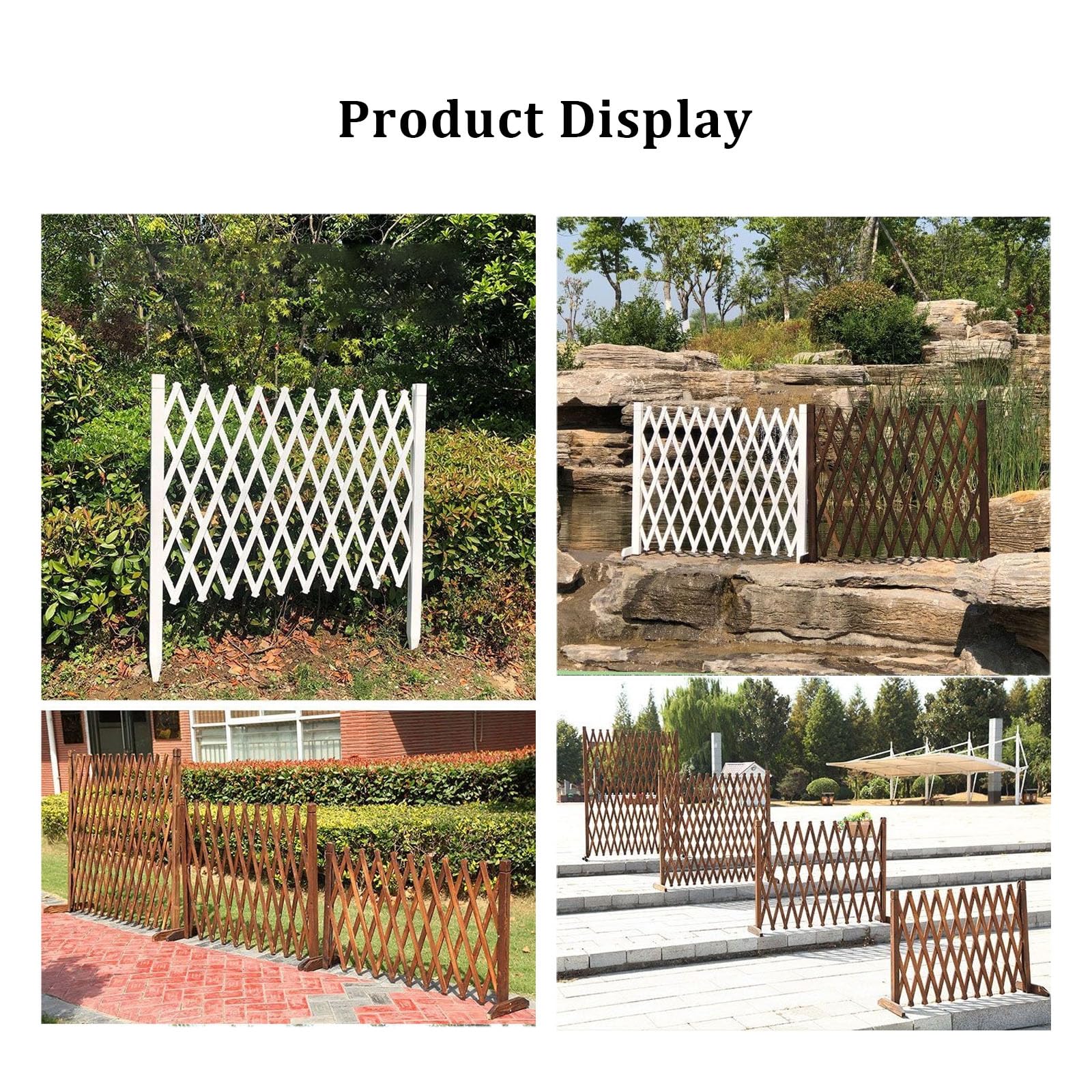 Expandable Wooden Folding Pet Safety Gate