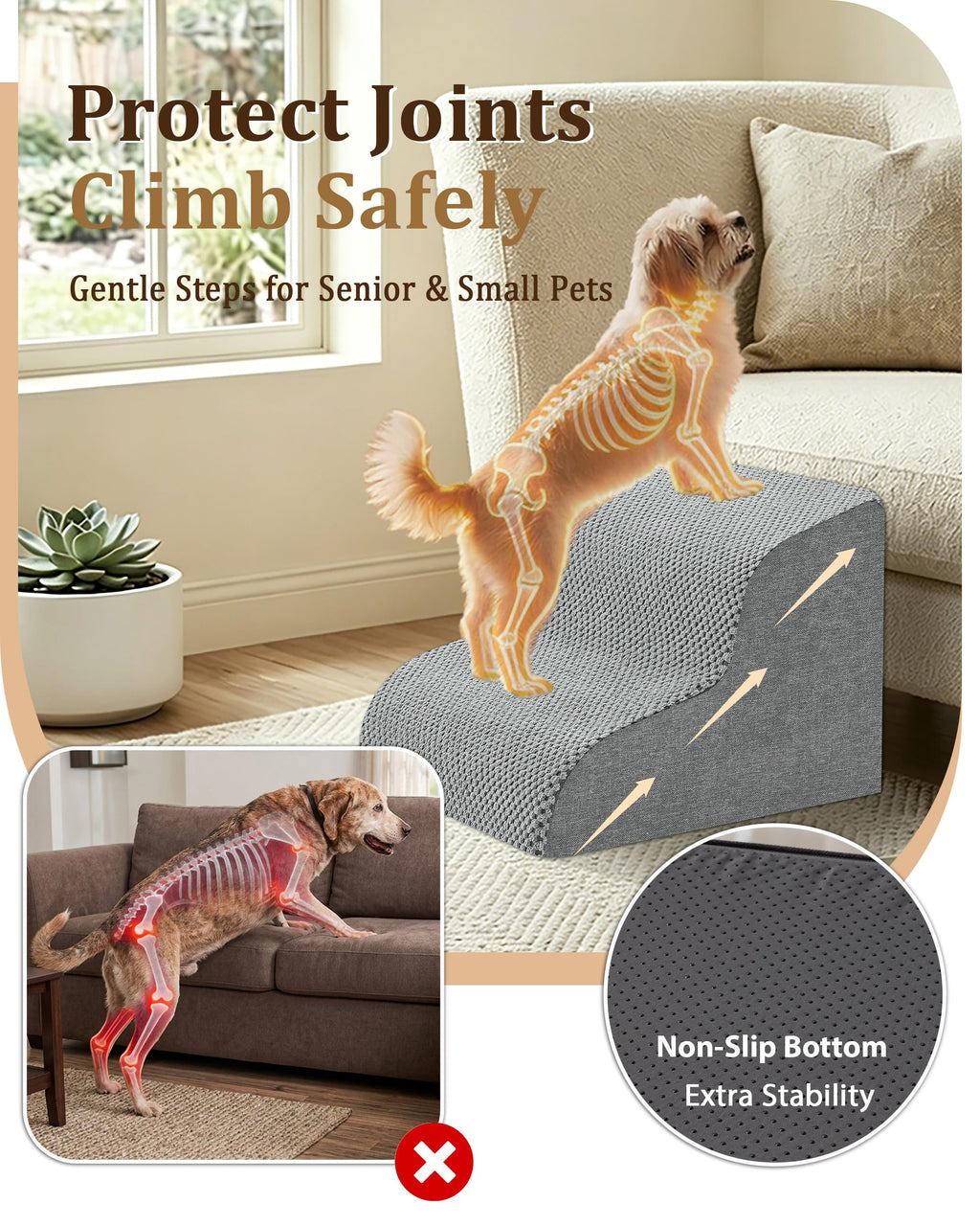 COLDHUNTER Dog Stairs